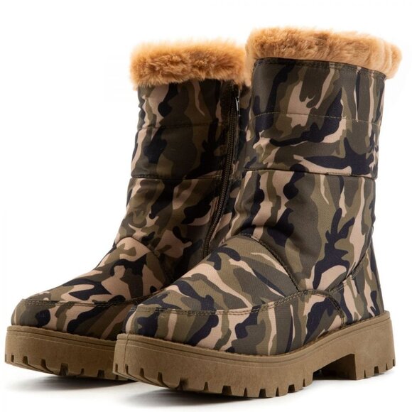 The Wild  Puffer Mid Boots - Picture 1 of 7